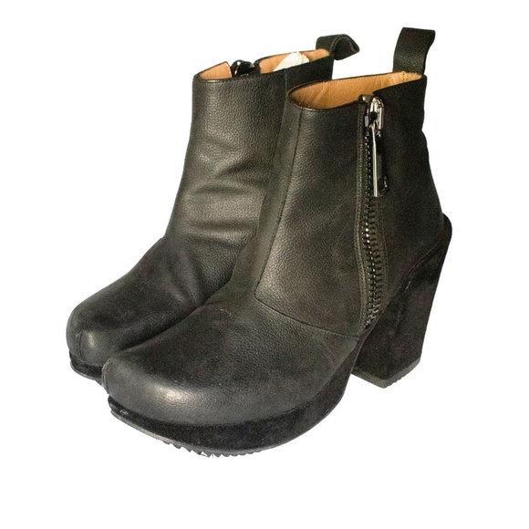 Fluevog Prepare Tinder Leather Platform Boot - Picture 3 of 6